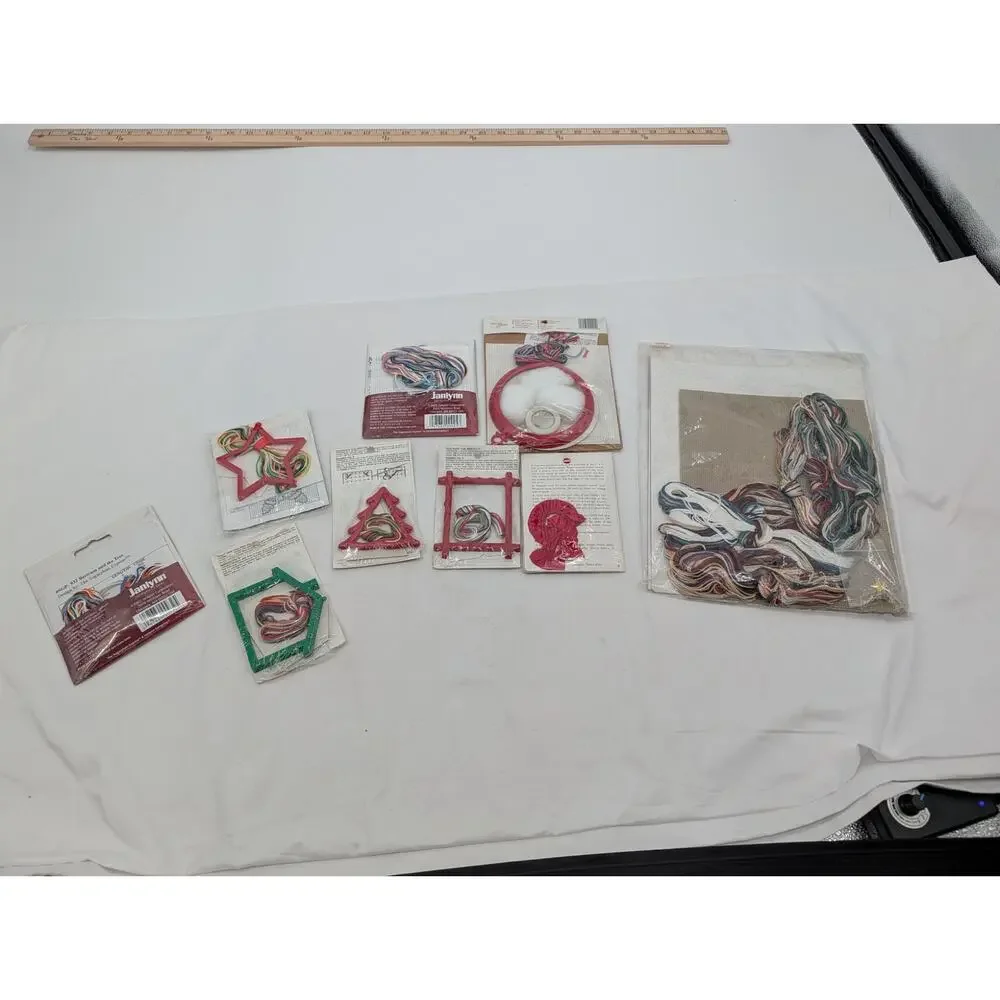 New Christmas Cross Stitch Bundle! Most Are Ornament Kits - One Big Project
